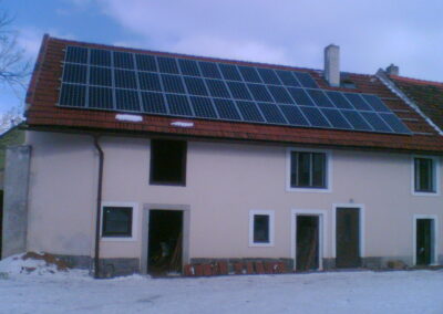 Fotovoltaická elektrárna 7,92 kWp bez baterie – Martinice u Březnice